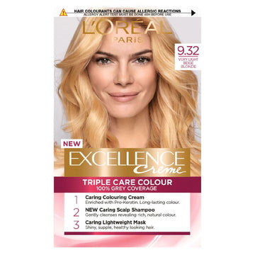 Paris Excellence Crème Permanent Hair Dye 9.32 Very Light Beige Blonde